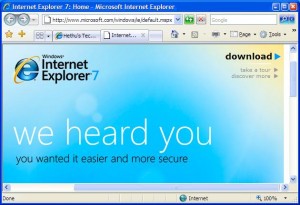 Internet Explorer 7