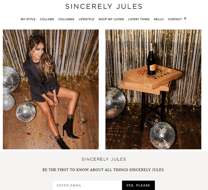 Sincerely Jules