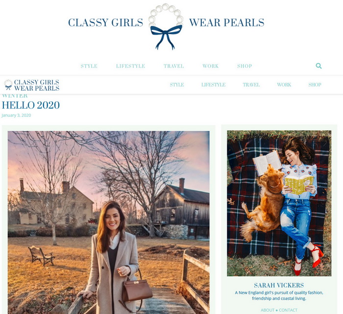 Classy girls wear pearls