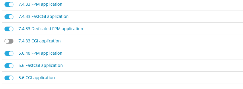 PHP 5 in plesk